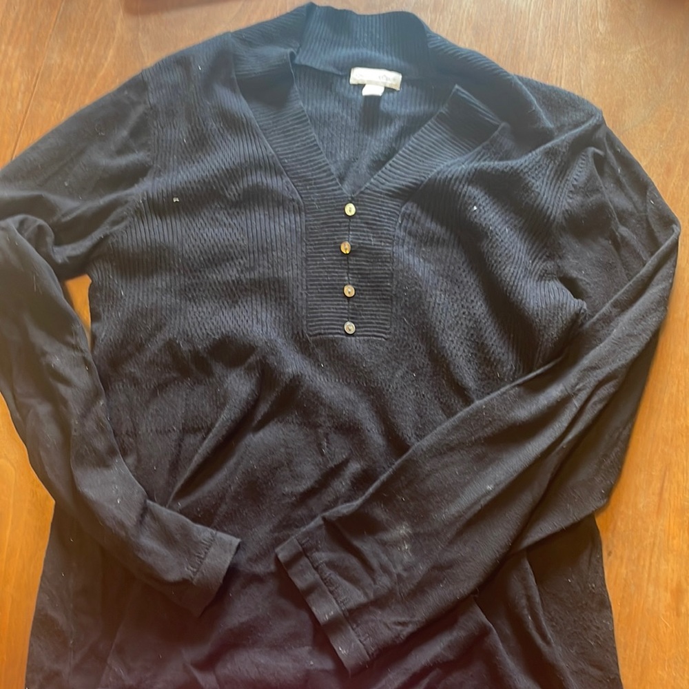 Charter club black sweater